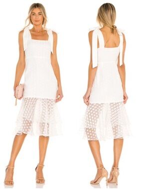 Lovers + Friends Day Keeper Midi Dress ▫️⚜️🤍